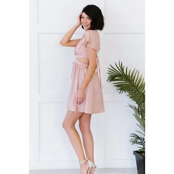 Dress Day All Dressed Up Lace-Up Mini Dress - Picture 4 of 5